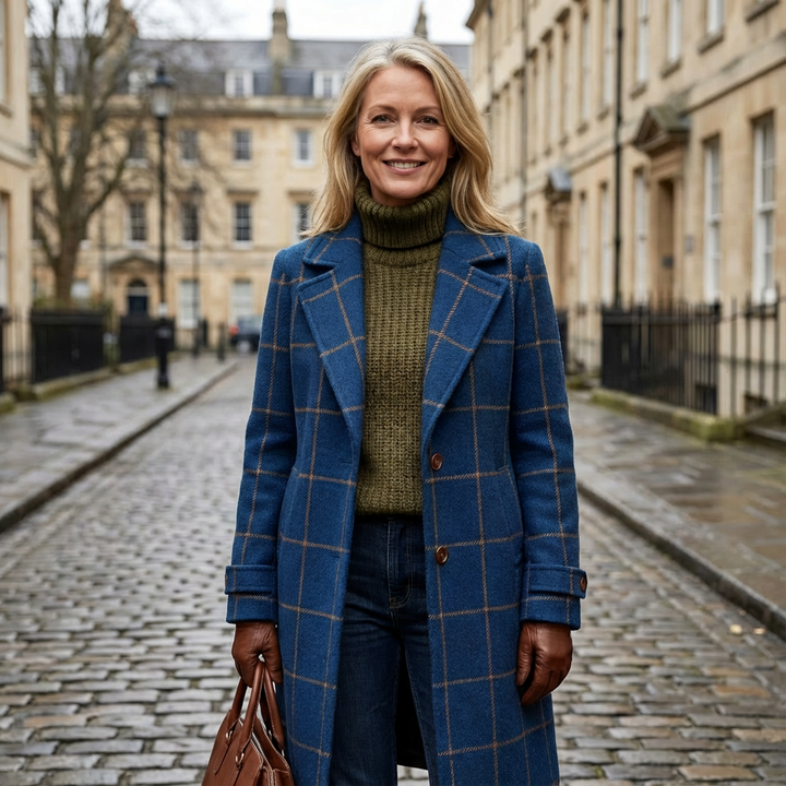 Oxford | Wool Check Coat
