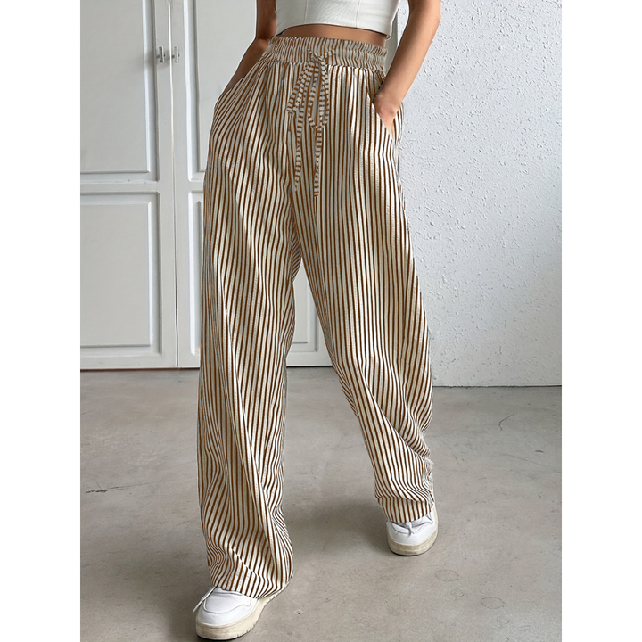 BAYLEEZ™ – Simple Summer Striped Relaxed Fit Bottoms