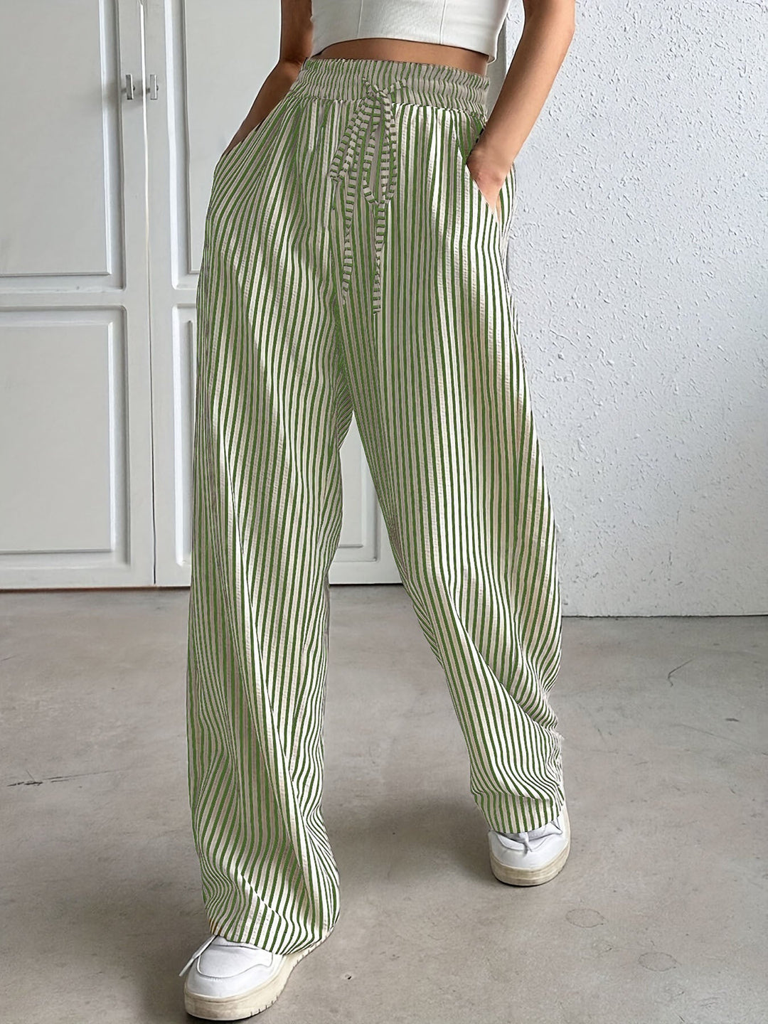 TAITE™ - Simple Summer Striped Relaxed Fit Buttom